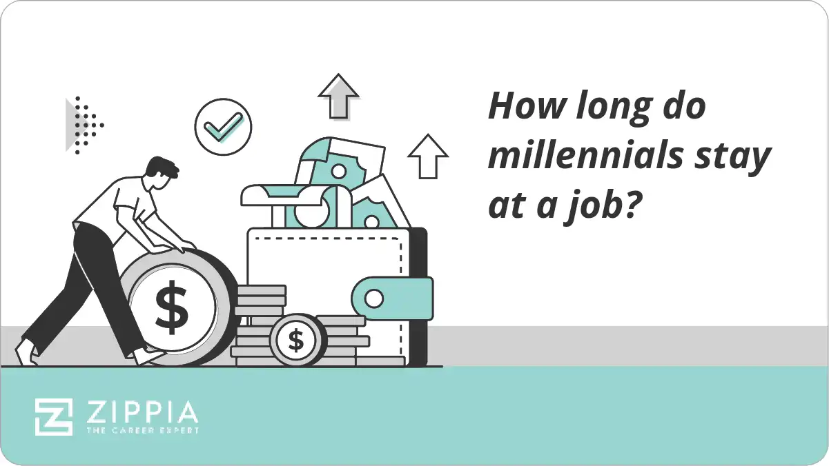 How long do millennials stay at a job?