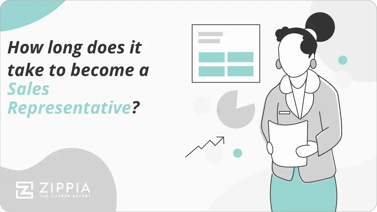 How long does it take to become a sales representative?
