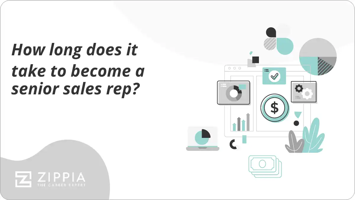 How long does it take to become a senior sales rep?