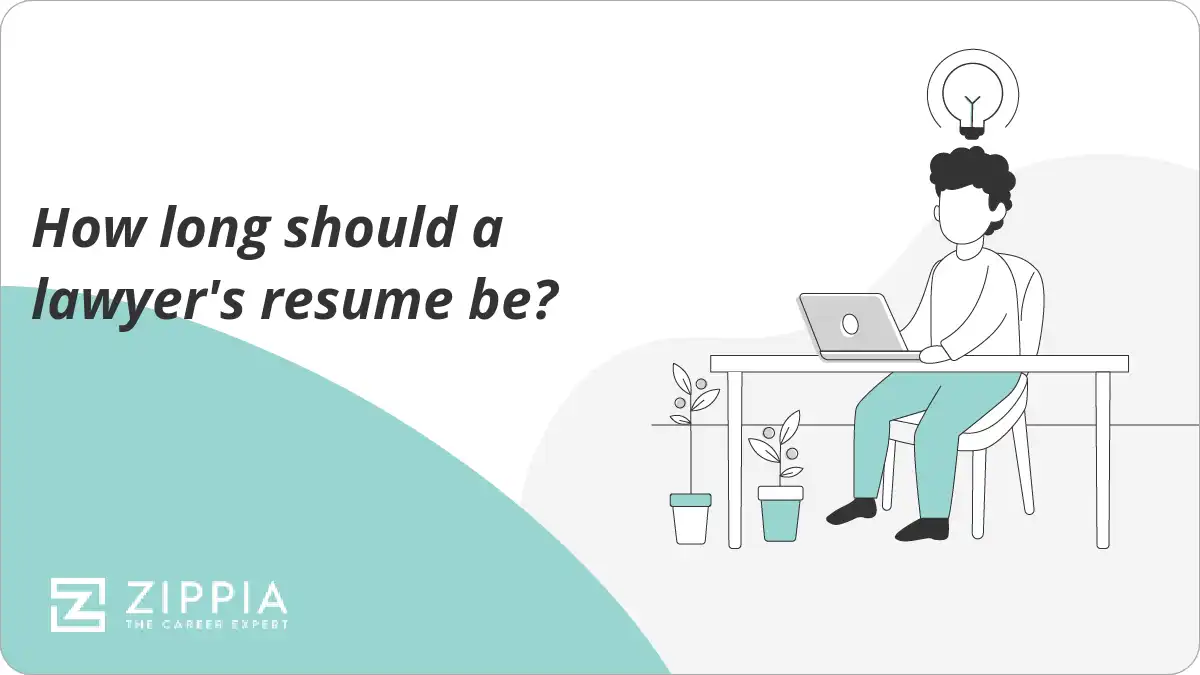 How long should a lawyer's resume be?