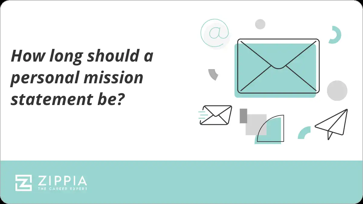 How long should a personal mission statement be?