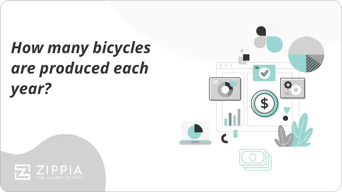 How many bicycles are produced each year?