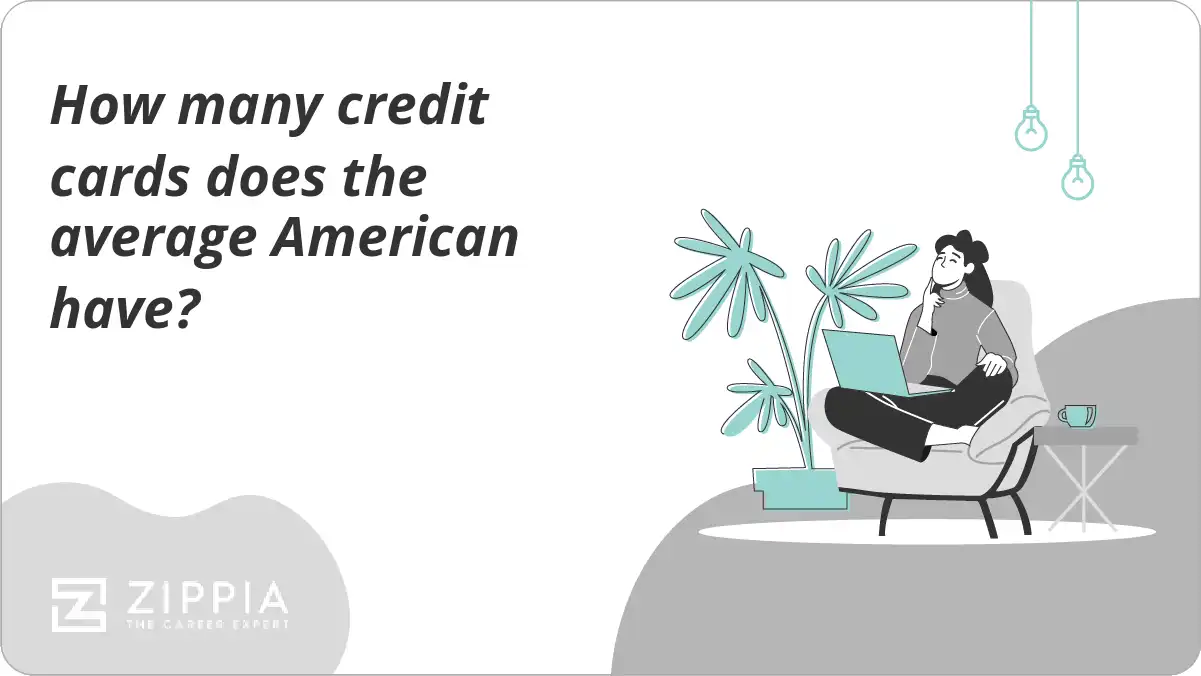 How many credit cards does the average American have?