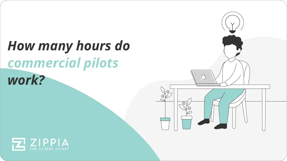 How many hours do commercial pilots work?