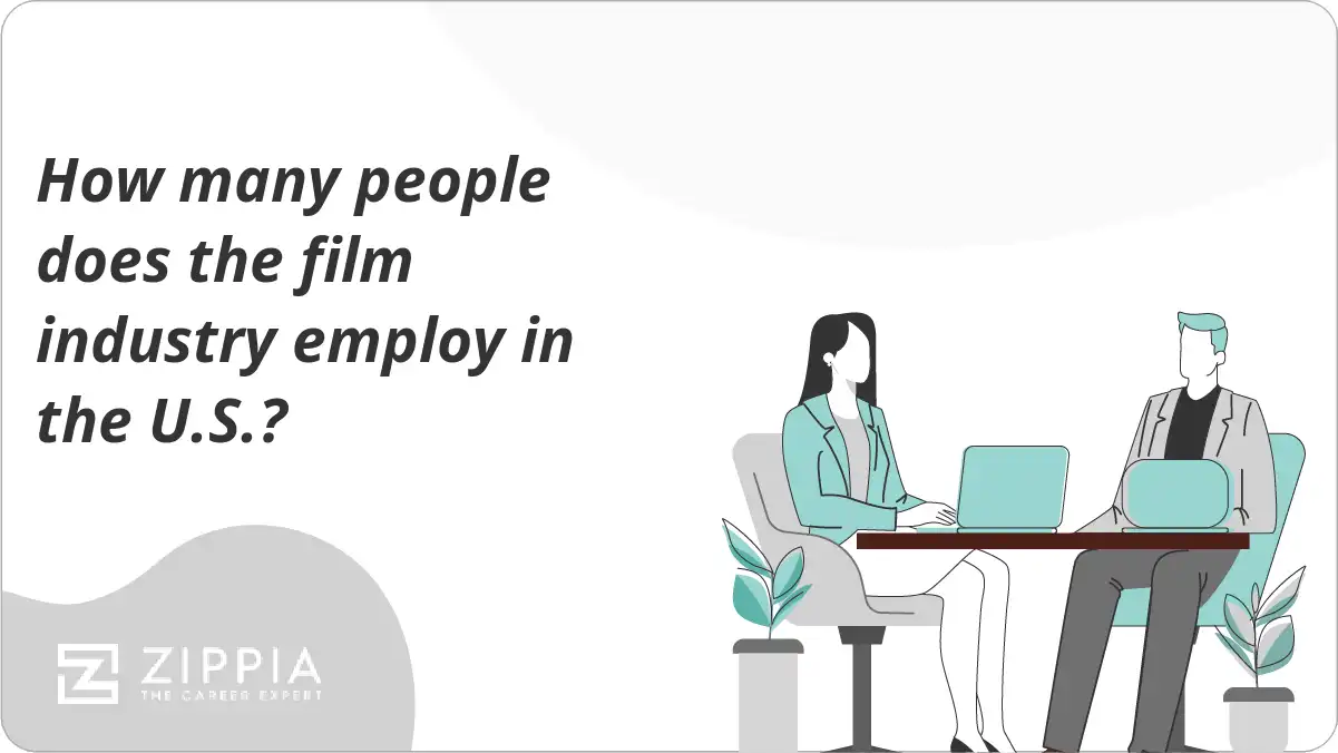 How many people does the film industry employ in the U.S.?