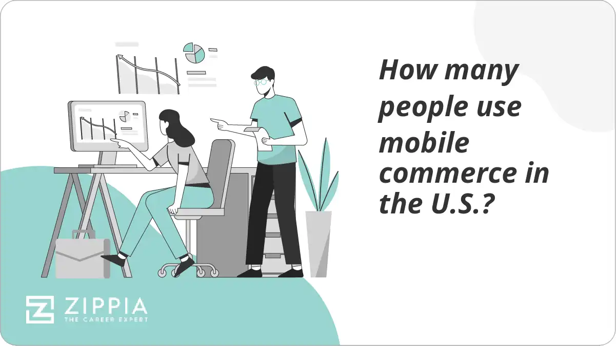 How many people use mobile commerce in the U.S.?