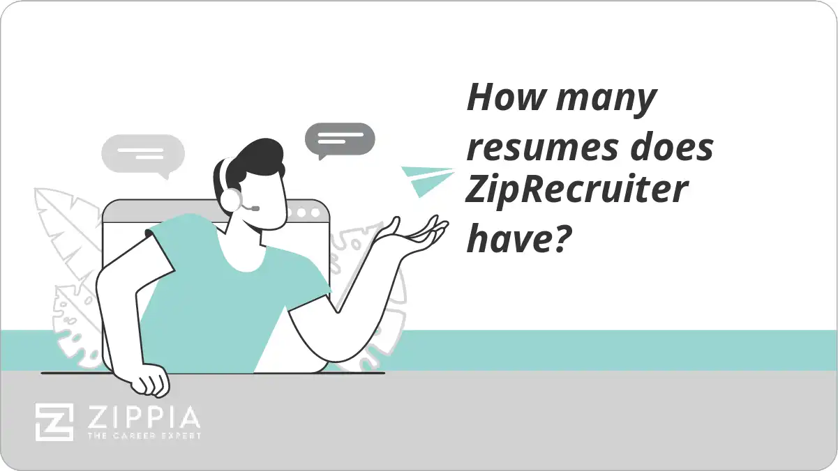 How many resumes does ZipRecruiter have?