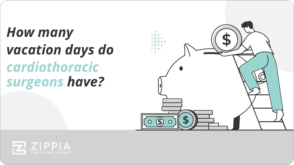 How many vacation days do cardiothoracic surgeons have?