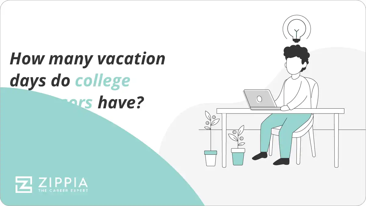 How many vacation days do college professors have?