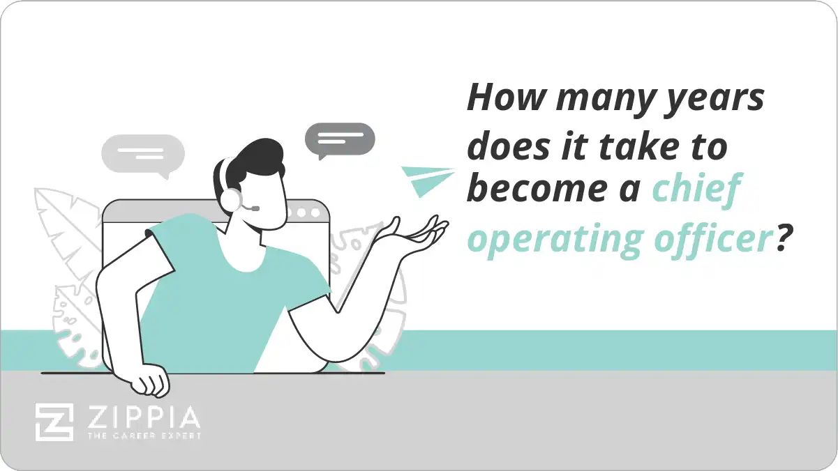 How many years does it take to become a chief operating officer?