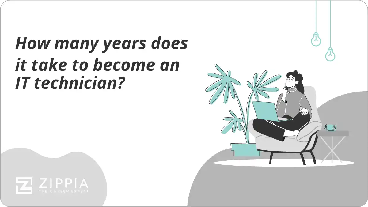How many years does it take to become an IT technician?