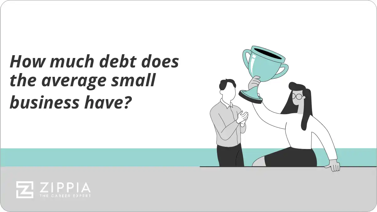 How much debt does the average small business have?