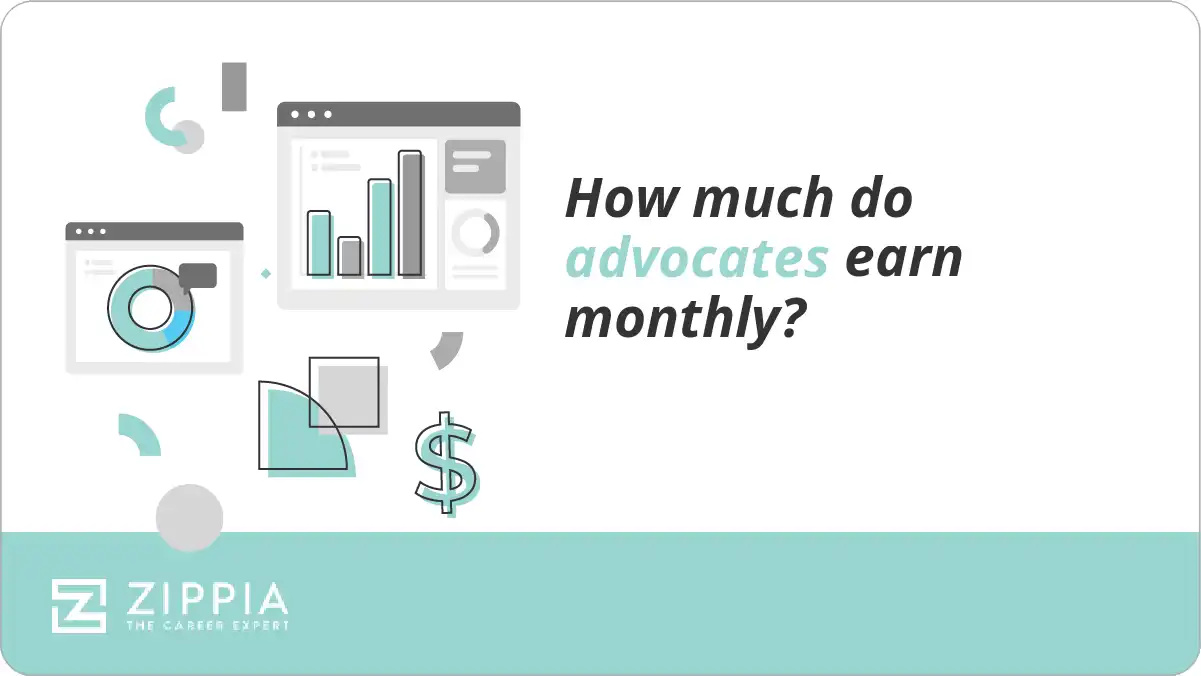 How much do advocates earn monthly?