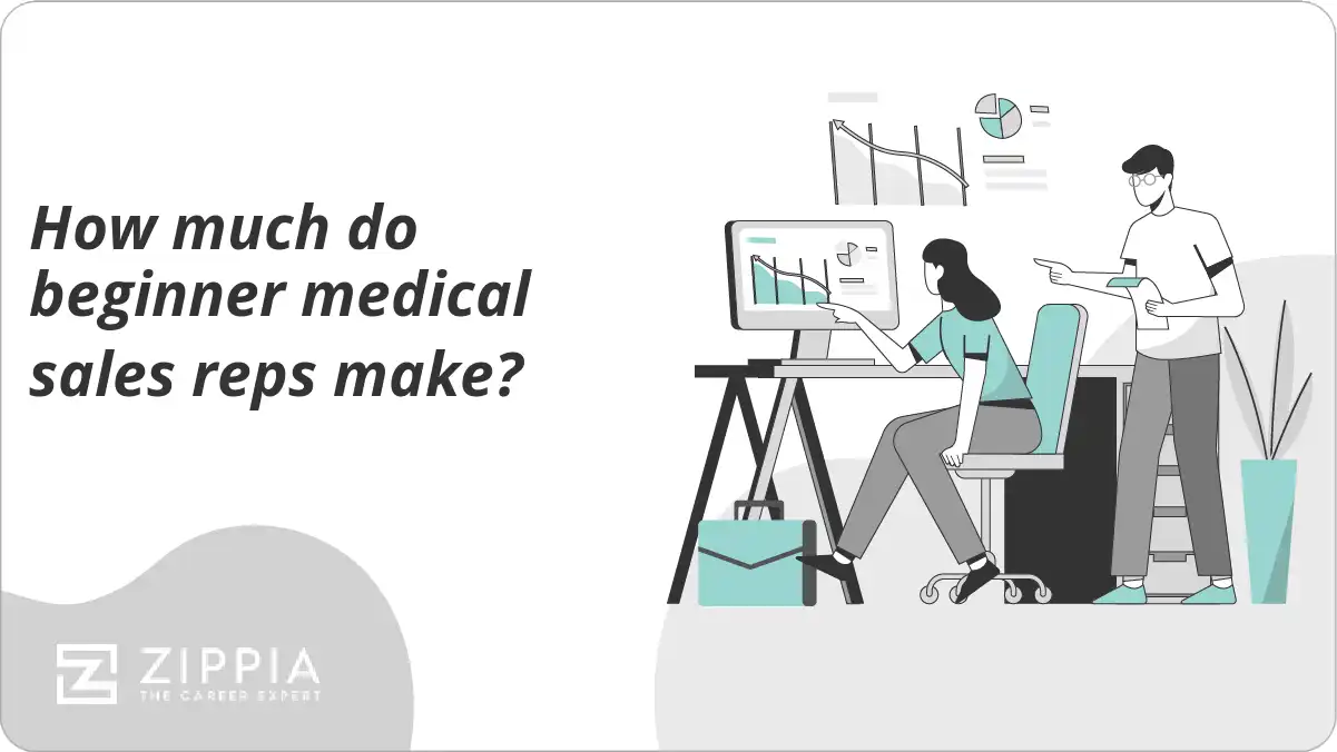 How much do beginner medical sales reps make?