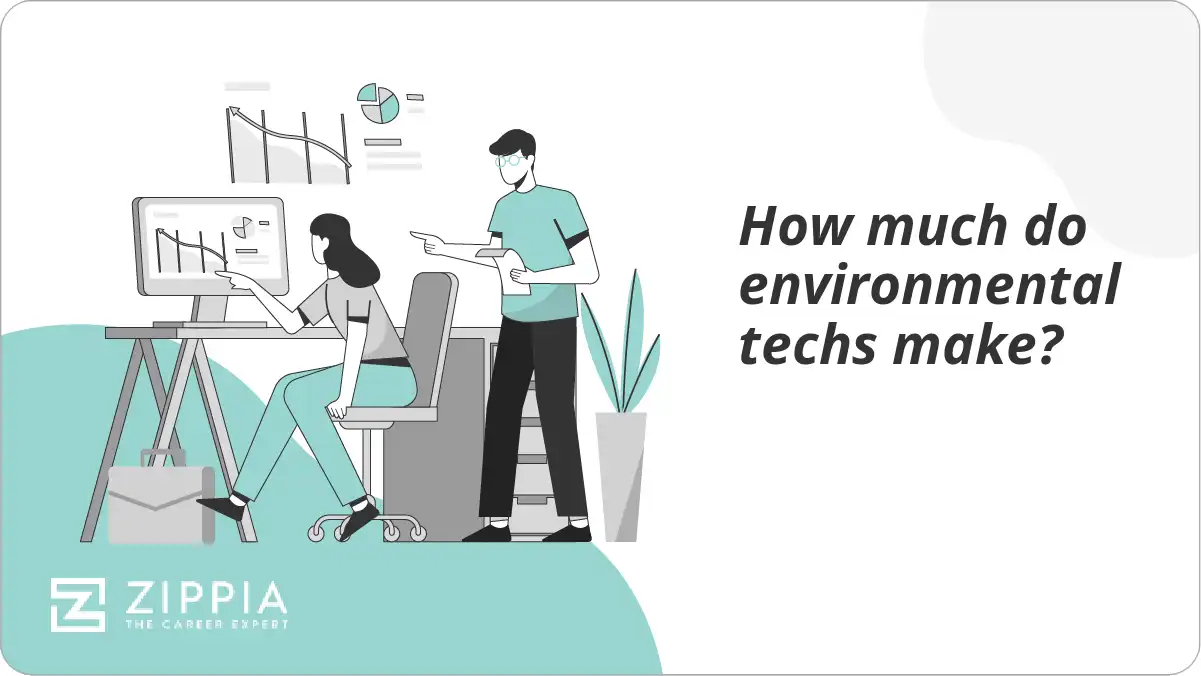 How much do environmental techs make?