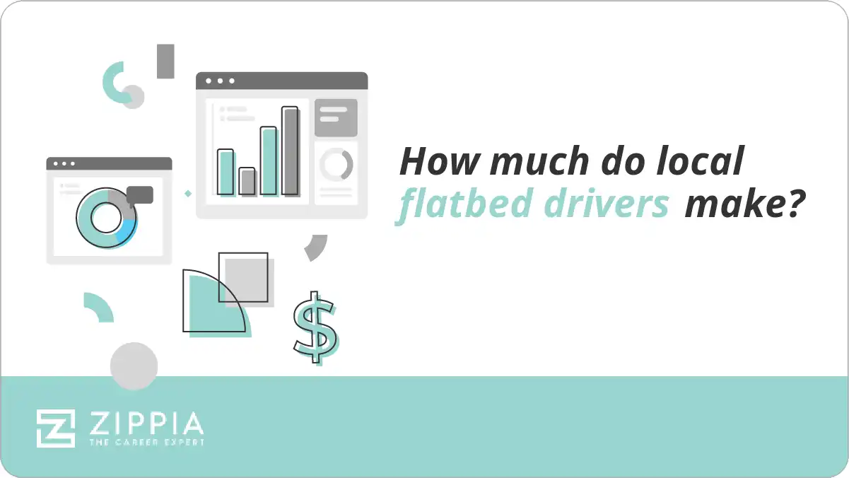 How much do local flatbed drivers make?