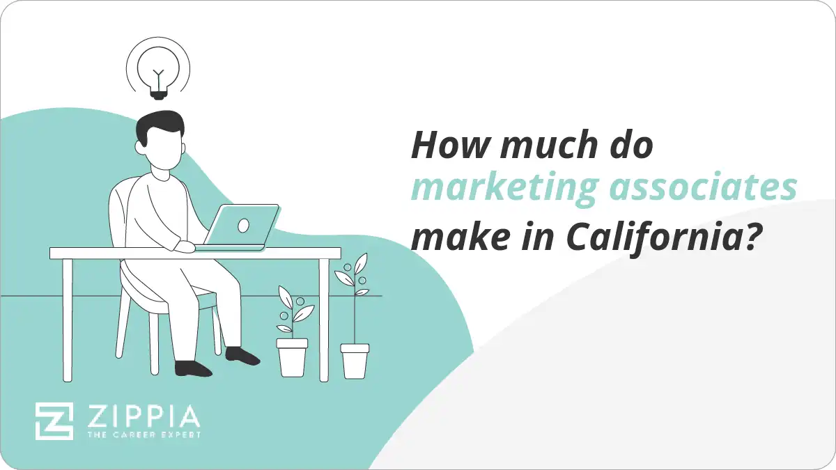 How much do marketing associates make in California?