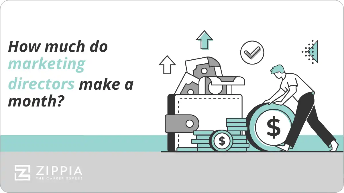 How much do marketing directors make a month?