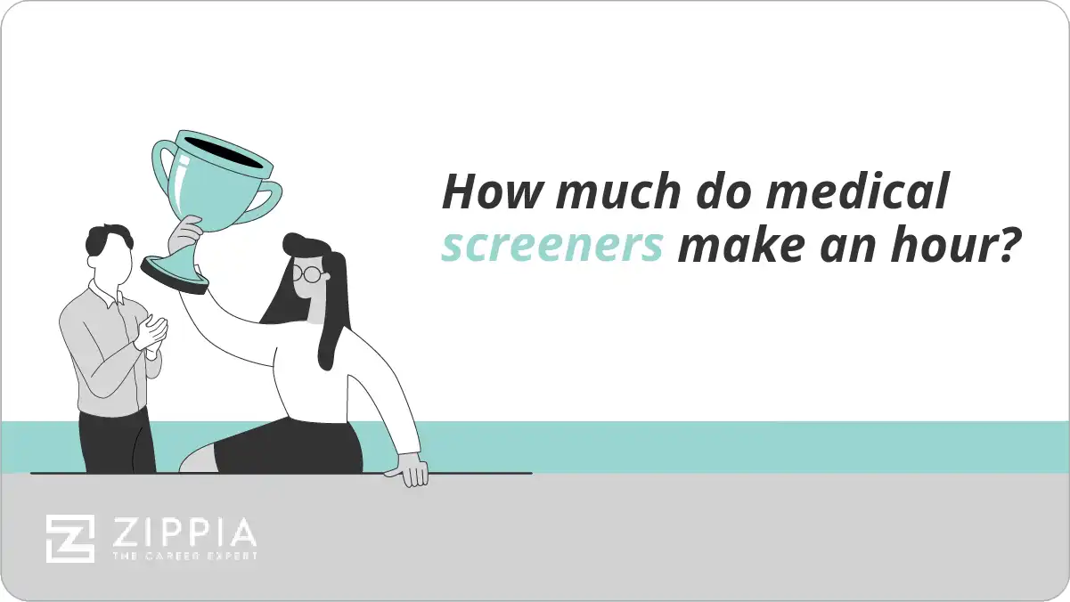 How much do medical screeners make an hour?