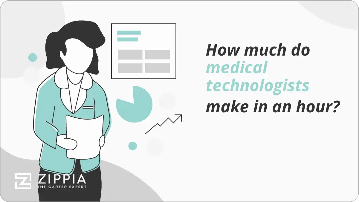 How much do medical technologists make in an hour?