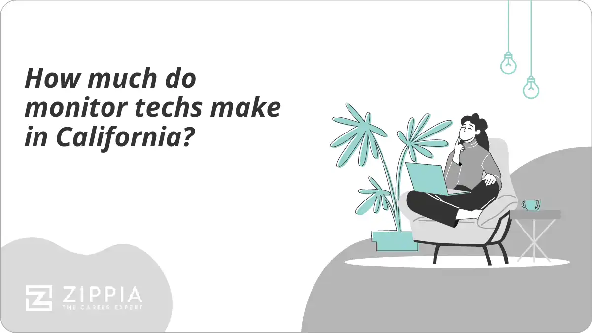 How much do monitor techs make in California?
