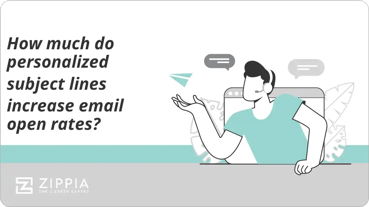 How much do personalized subject lines increase email open rates?