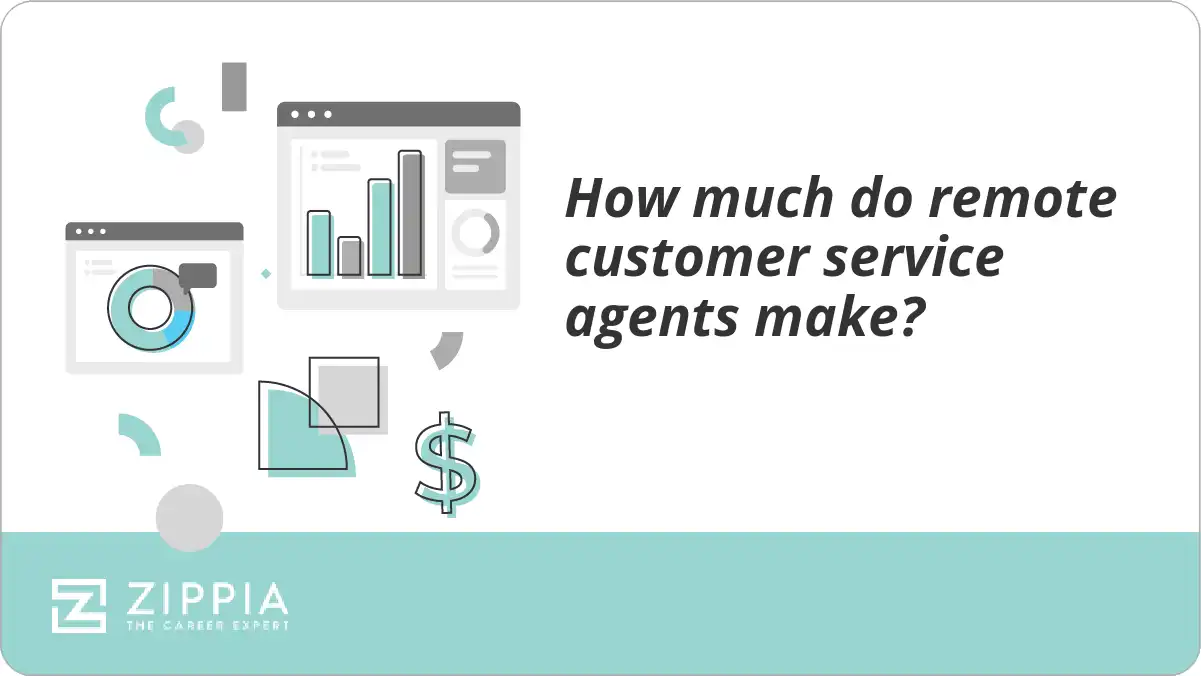 How much do remote customer service agents make?