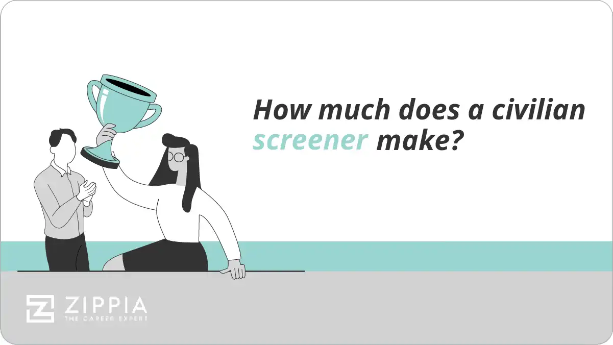 How much does a civilian screener make?