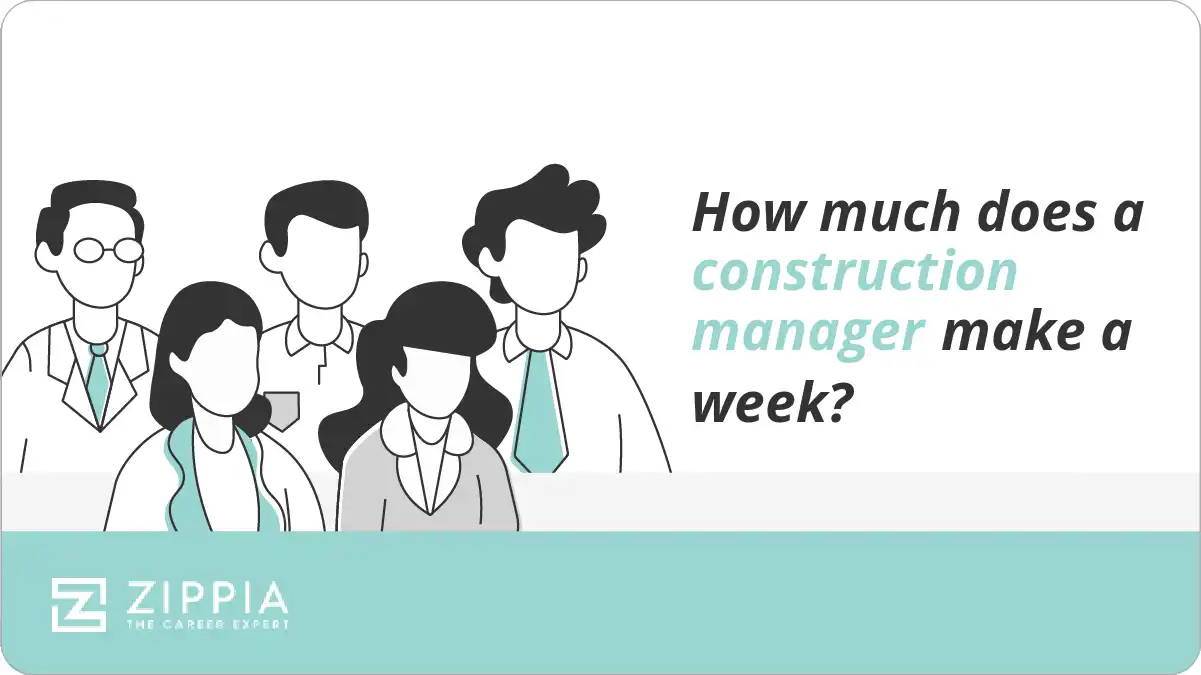 How much does a construction manager make a week?
