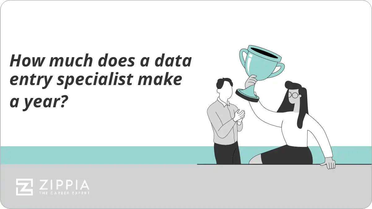 How much does a data entry specialist make a year?