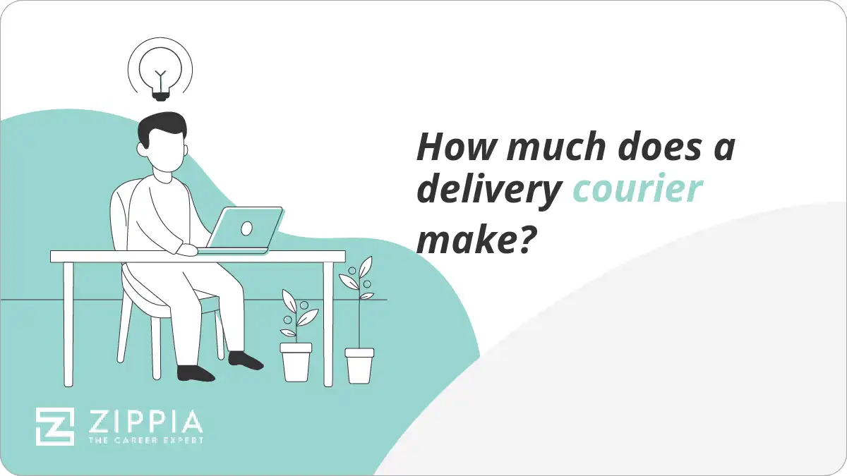 How much does a delivery courier make?