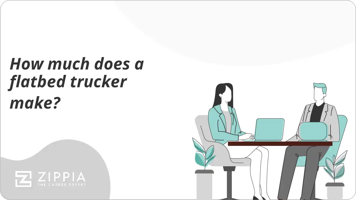 How much does a flatbed trucker make?