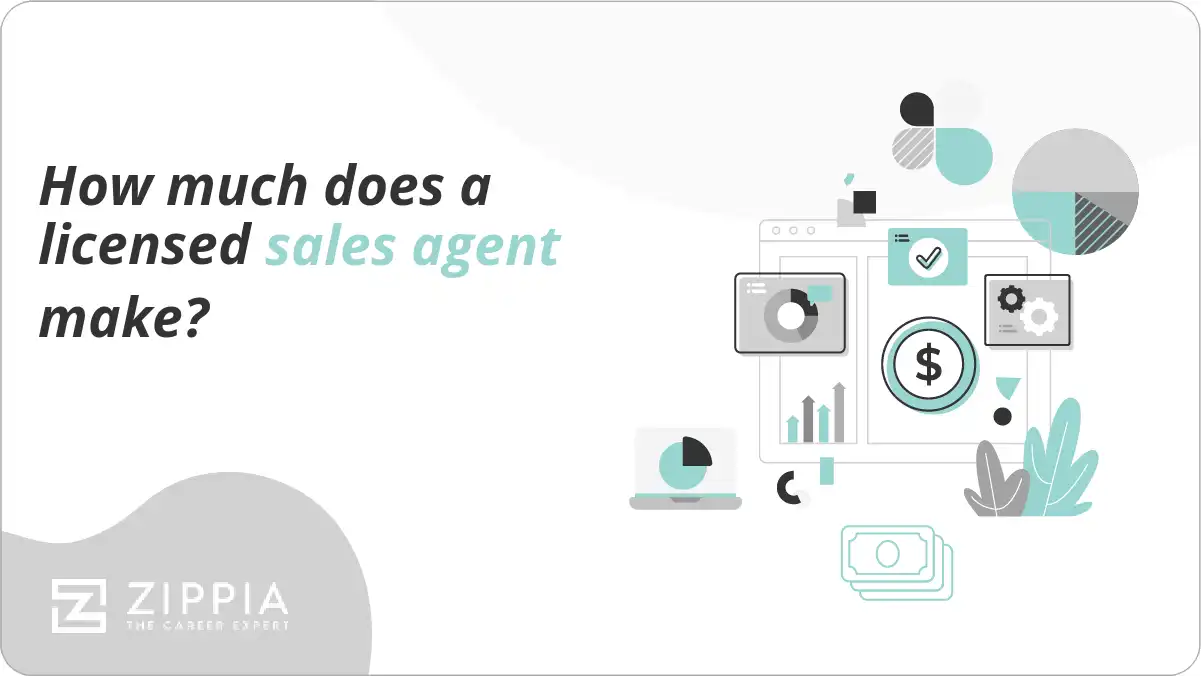 How much does a licensed sales agent make?