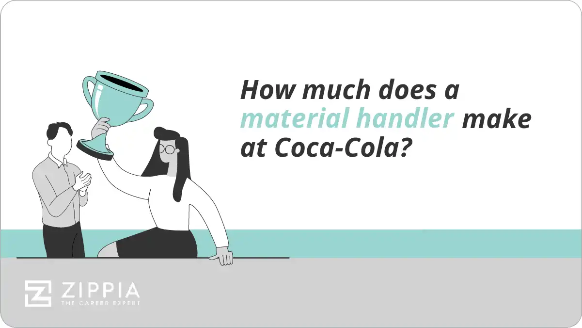 How much does a material handler make at Coca-Cola?