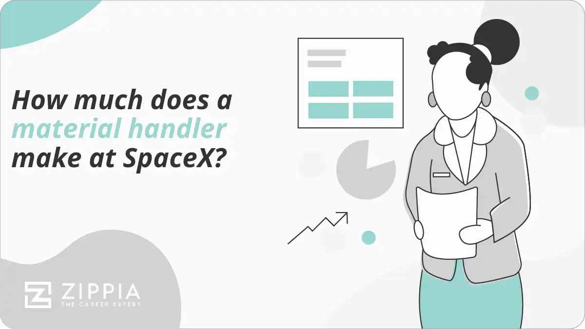 How much does a material handler make at SpaceX?
