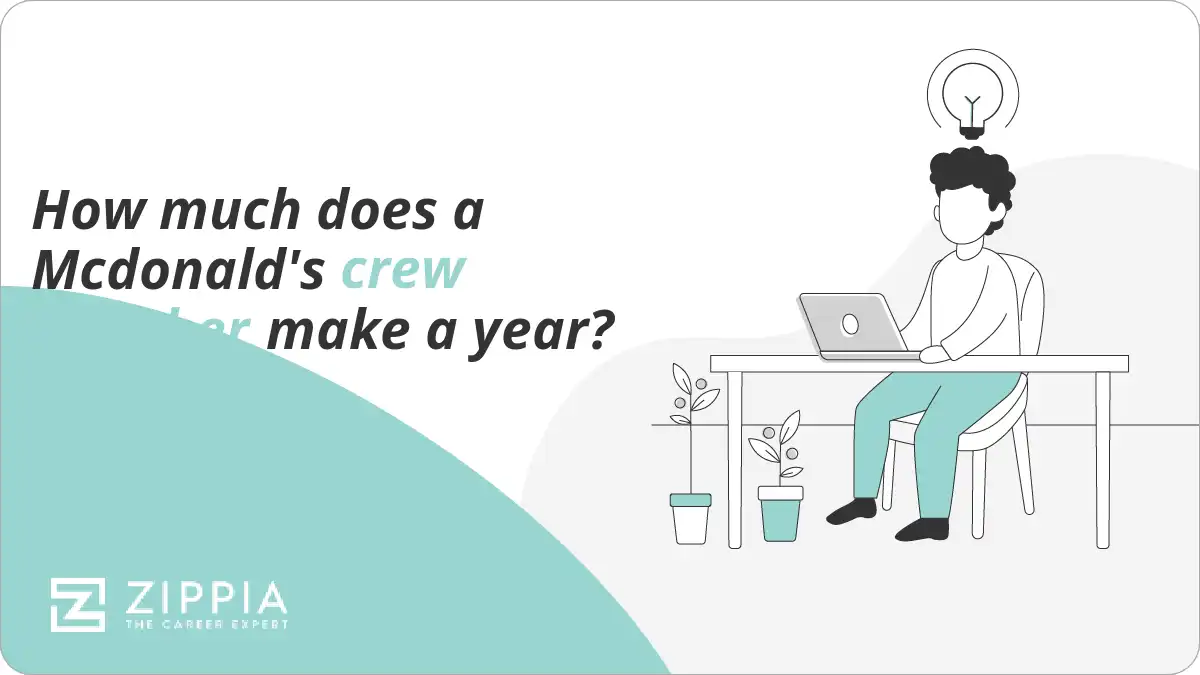How much does a Mcdonald's crew member make a year? Zippia