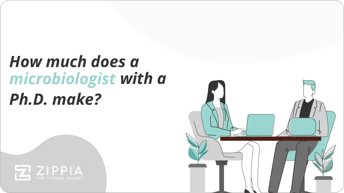 How much does a microbiologist with a Ph.D. make?