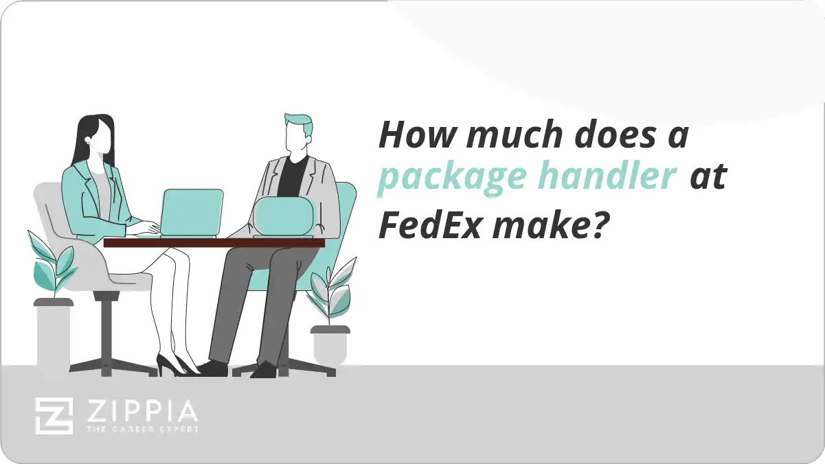 How much does a package handler at FedEx make?