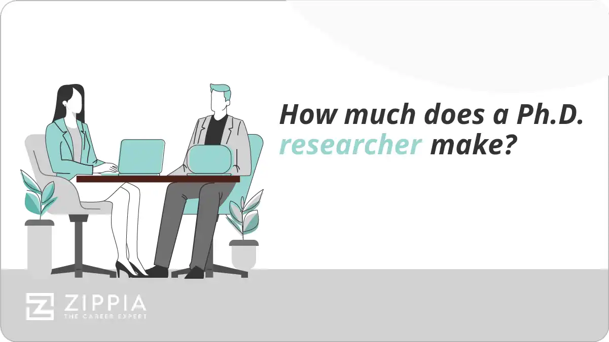 How much does a Ph.D. researcher make?