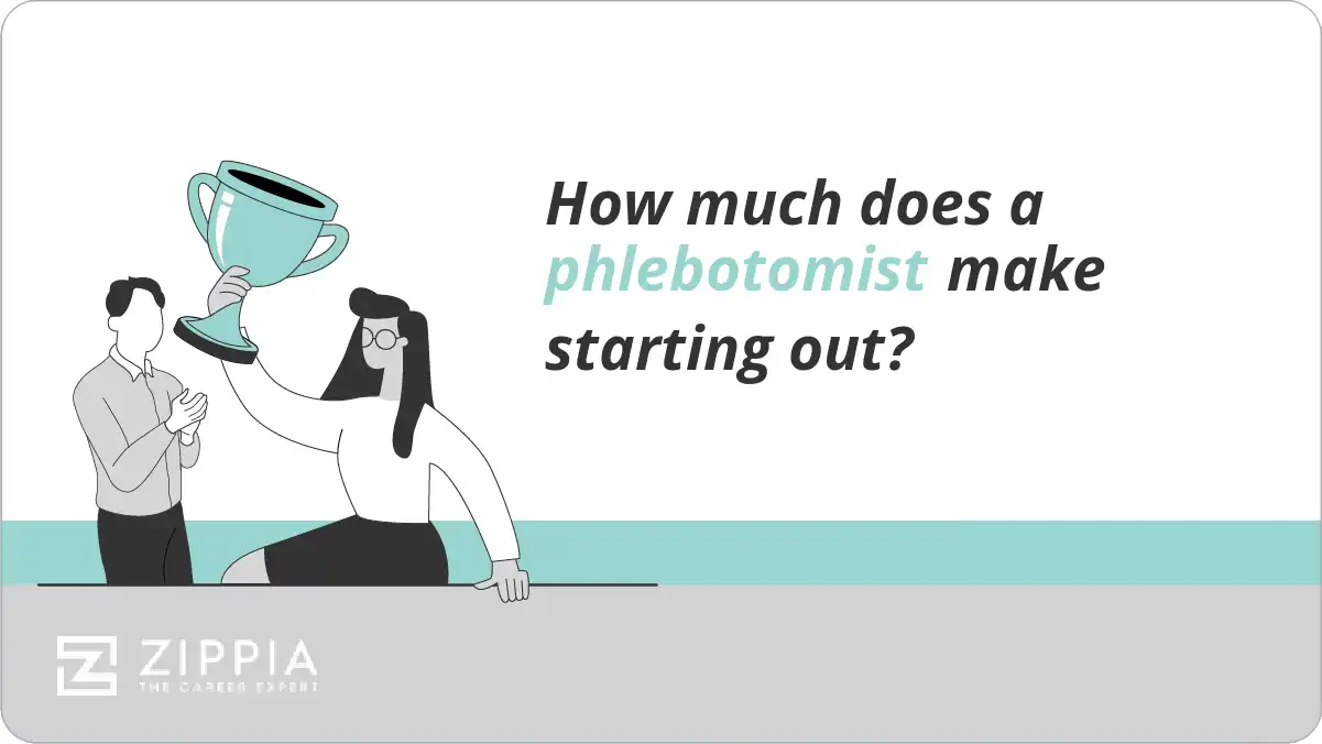 How much does a phlebotomist make starting out?