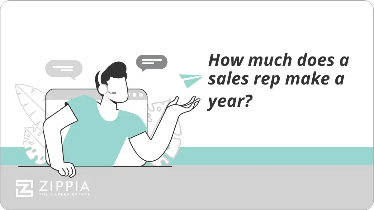 How much does a sales rep make a year? Zippia