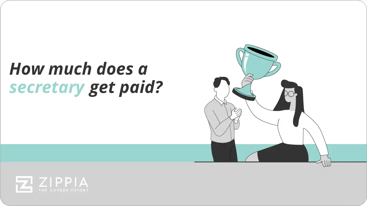 How much does a secretary get paid? Zippia