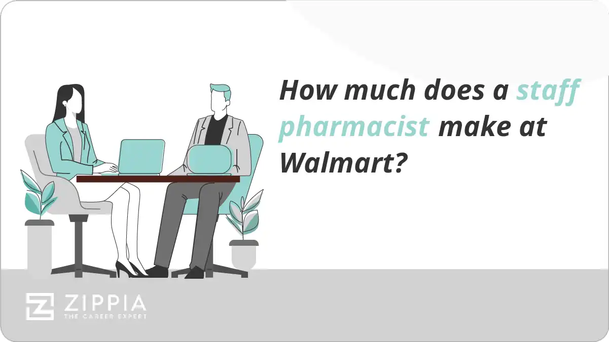 How much does a staff pharmacist make at Walmart?