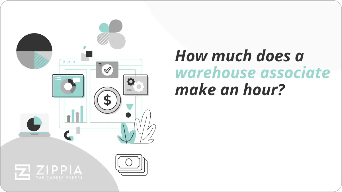 How much does a warehouse associate make an hour?