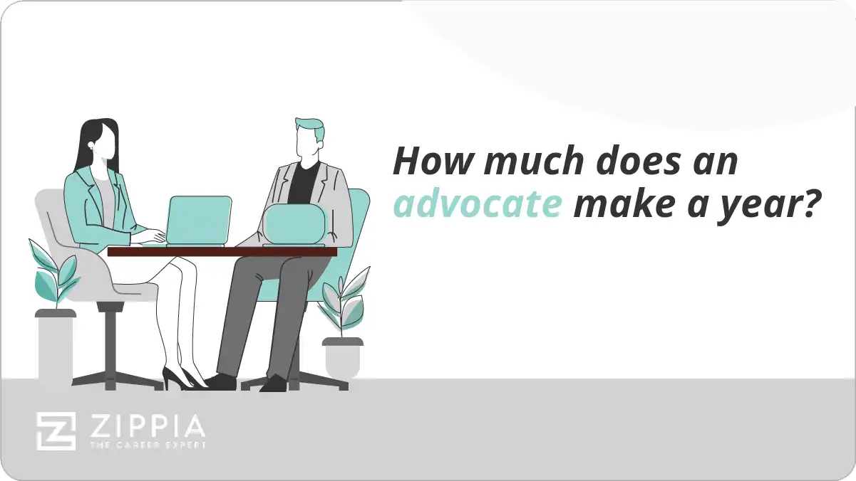 How much does an advocate make a year?