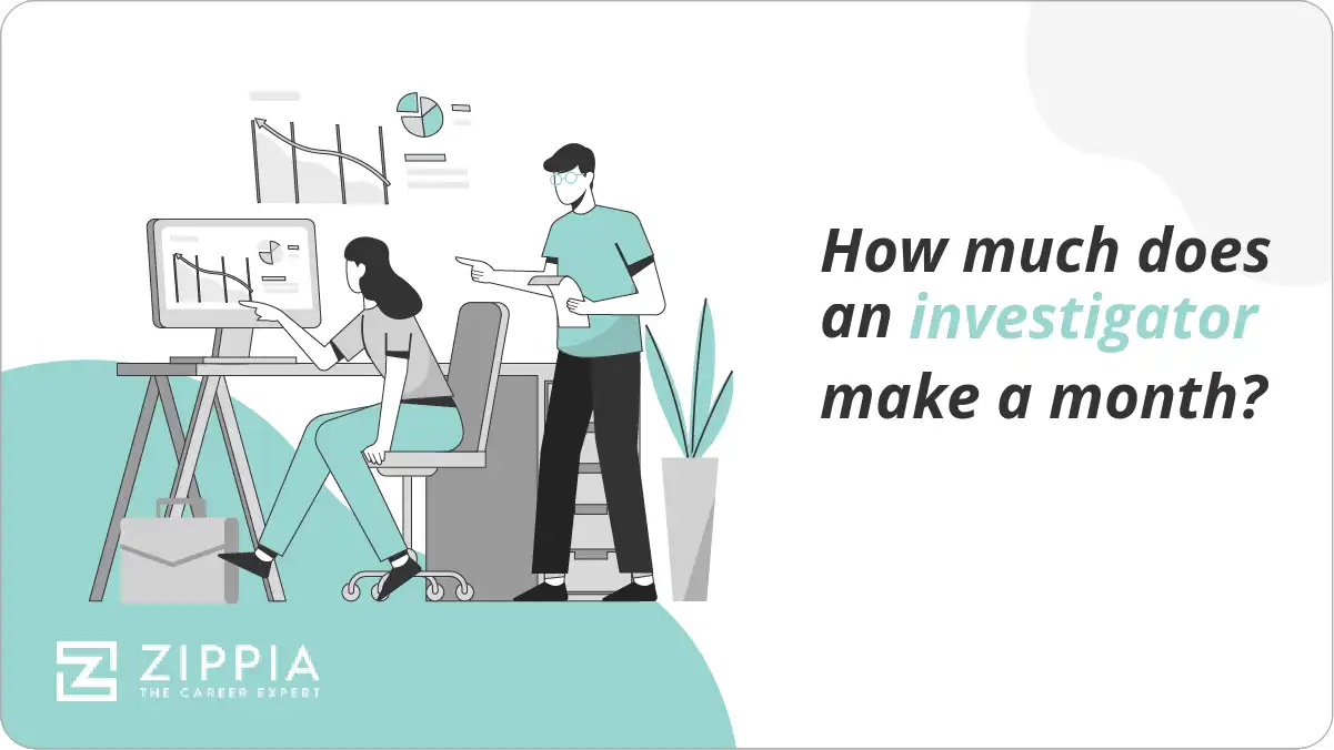 How much does an investigator make a month?