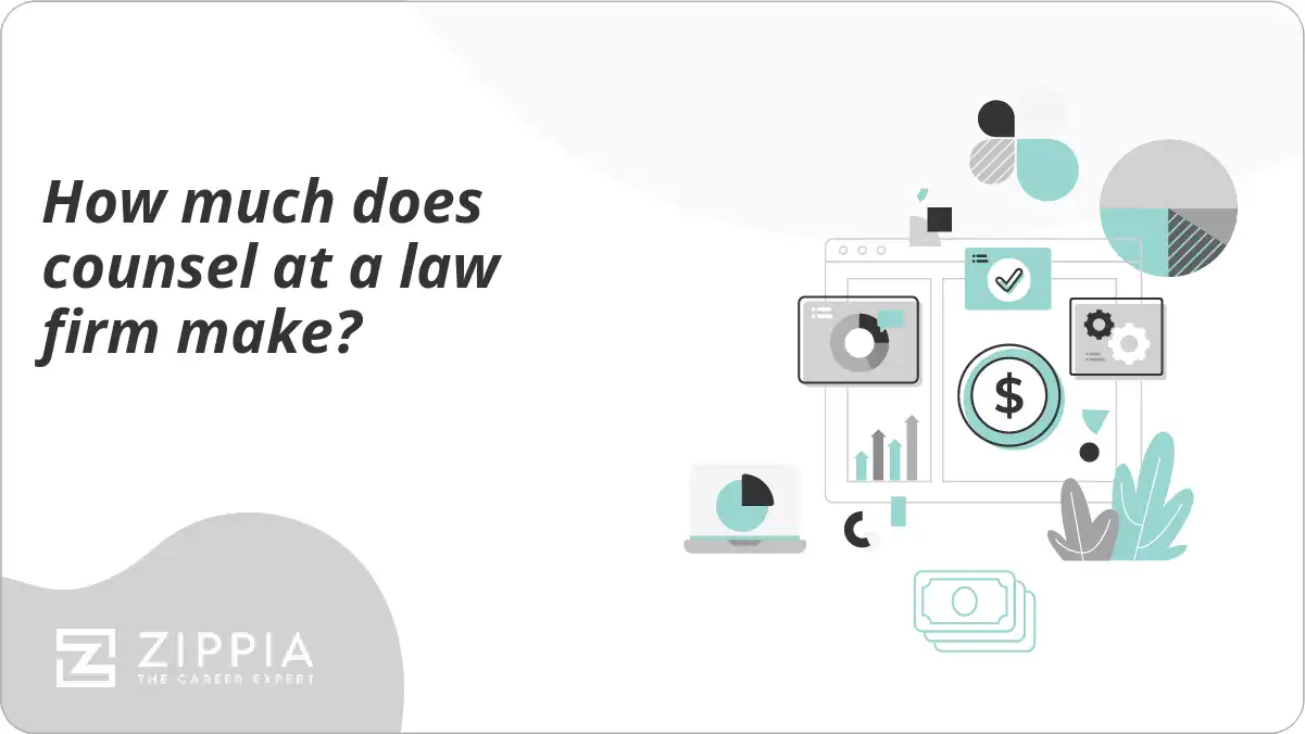 How much does counsel at a law firm make?