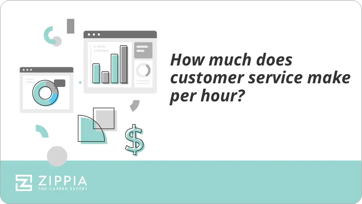 How much does customer service make per hour?
