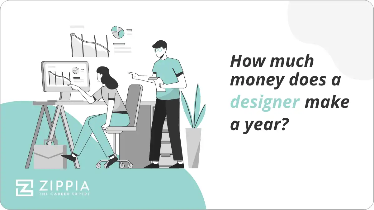 How much money does a designer make a year? Zippia