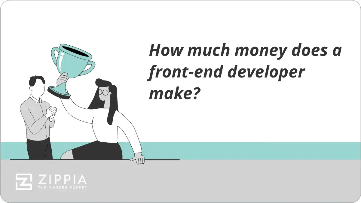 How much money does a front-end developer make?